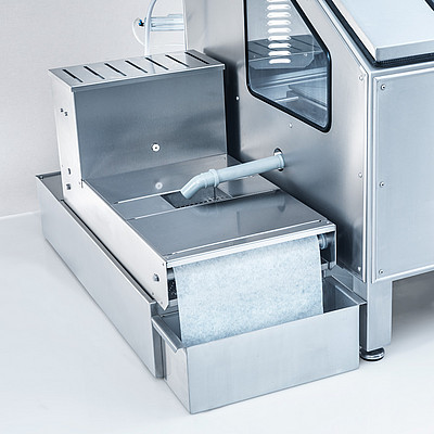 Belt filter coolant unit